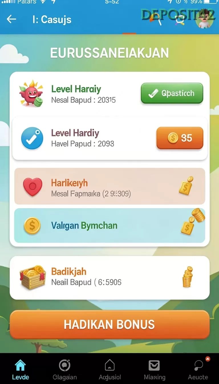 Cuplikan layar SUNGAITOTO — menu navigasi