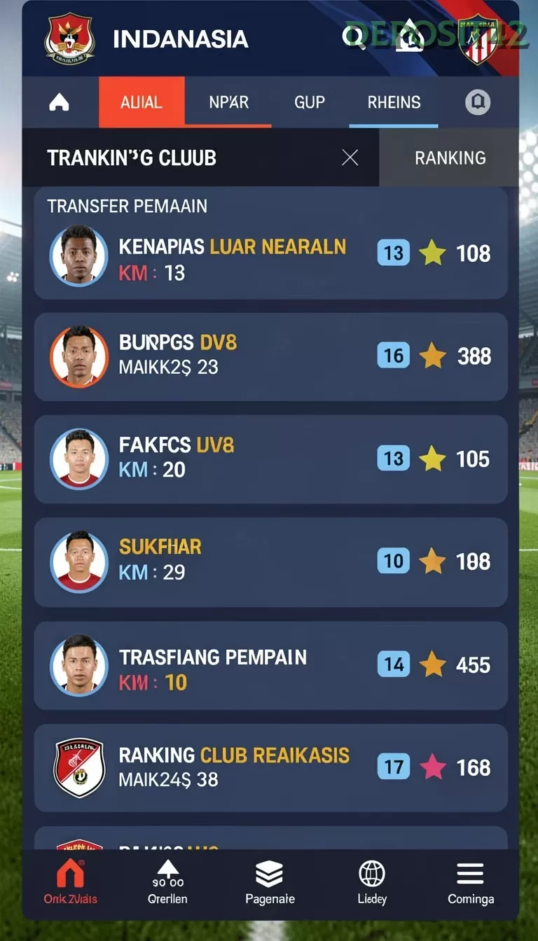 Cuplikan layar PUSATMENANG — menu navigasi